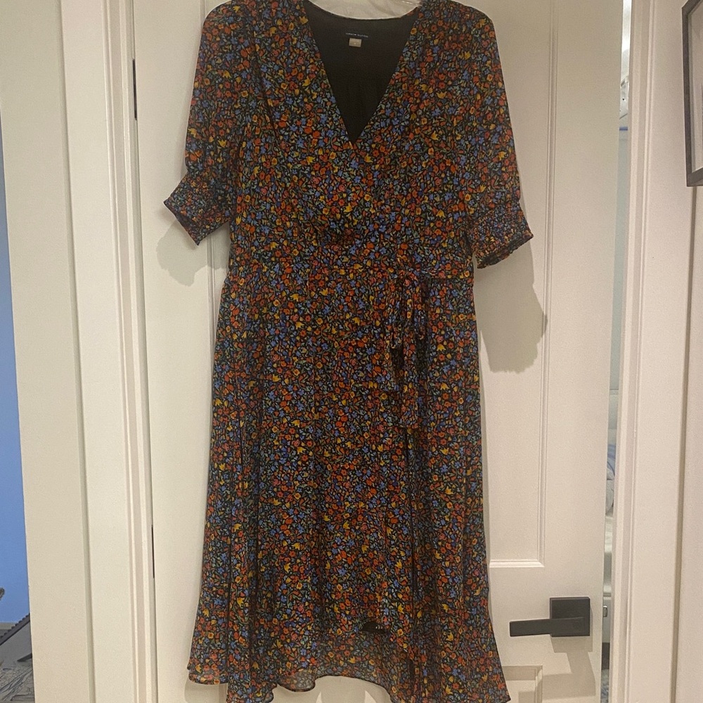 Tommy Hilfiger Vibrant Floral Midi Dress